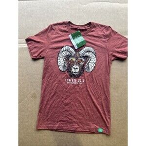 Wild Tribute Red Ram T Shirt Size Small